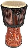 Bombo Djembe Darbuka Bongo Madera Premium Elefante Africa Muy Buen Sonido...