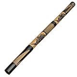 Australian Treasures - DIDGERIDOO CARVED: didgeridoo de bambú -...