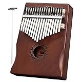 17 Key Kalimba Finger Piano, Marimba Pocket Thumb Finger Piano, Instrumento...