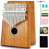 EASTROCK Kalimba 17 teclas Piano de pulgar para principiantes Piano de dedo...