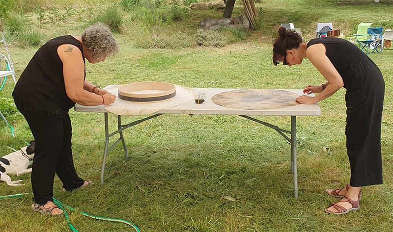 taller creacion tambor chamanico