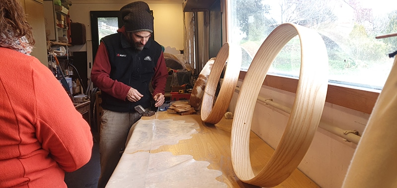 taller creacion tambor chamanico